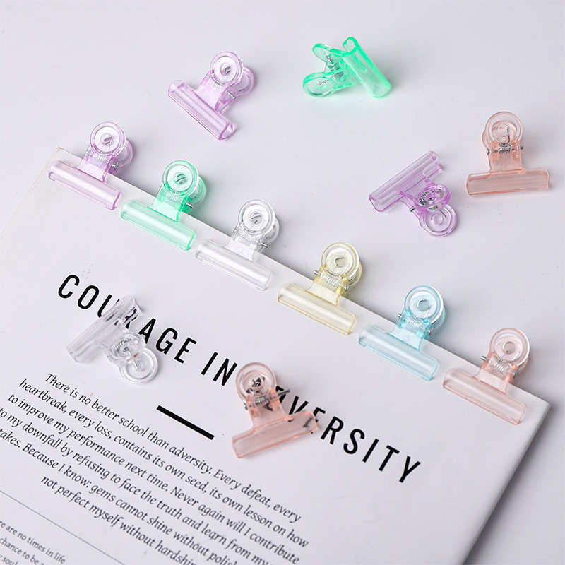 Binder Clip Assorted - 10/20 ชิ้น 31 มม.สีลูกกวาดคลิปหนีบกระดาษพลาสติก,อุปกรณ์สำนักงานโรงเรียนอเนกประสงค์สำหรับจัดระเบียบเอกสาร