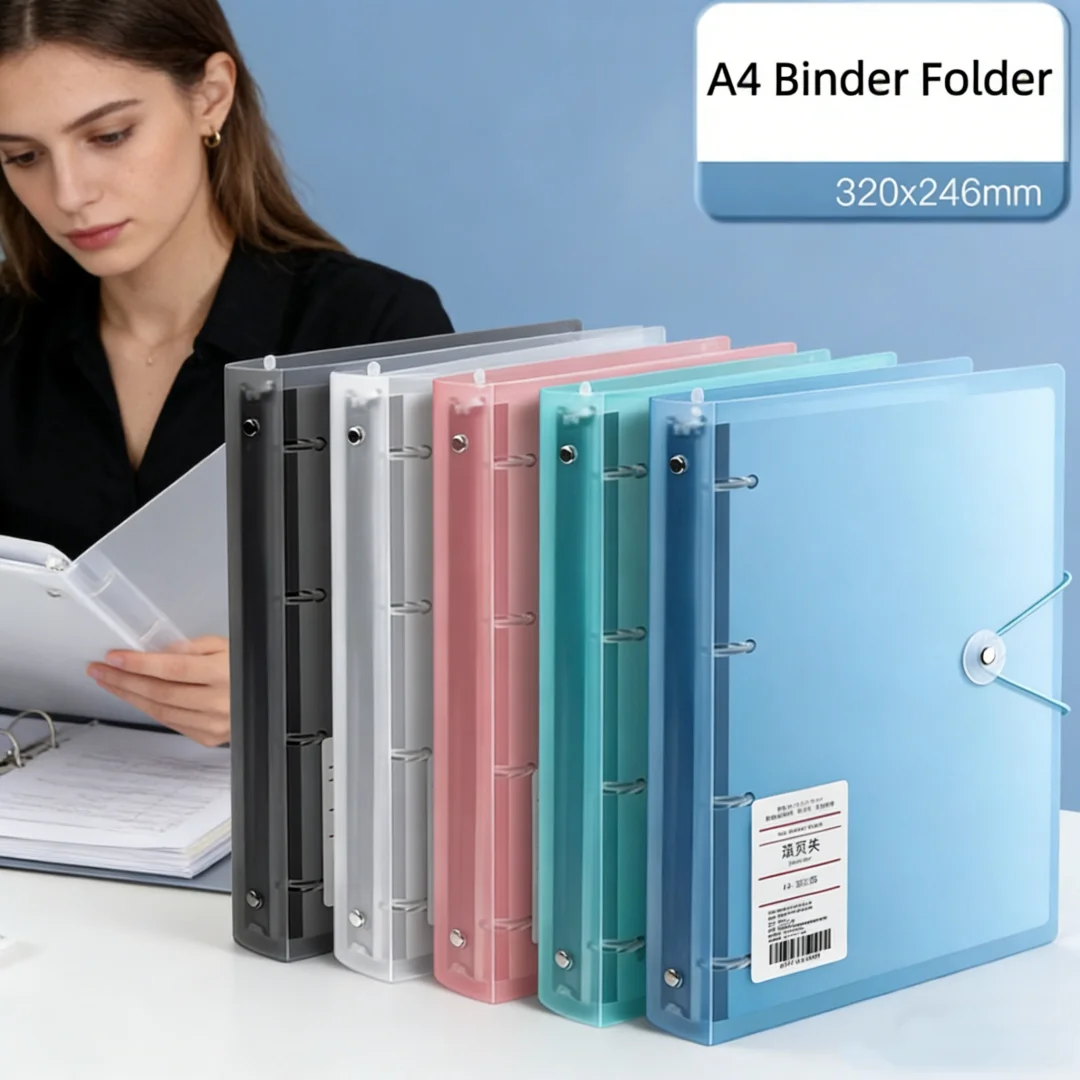 แฟ้มเอกสารขนาด A4 แบบ D 4 ห่วง - Binder Clip Assorted บทวิจารณ์และราคา