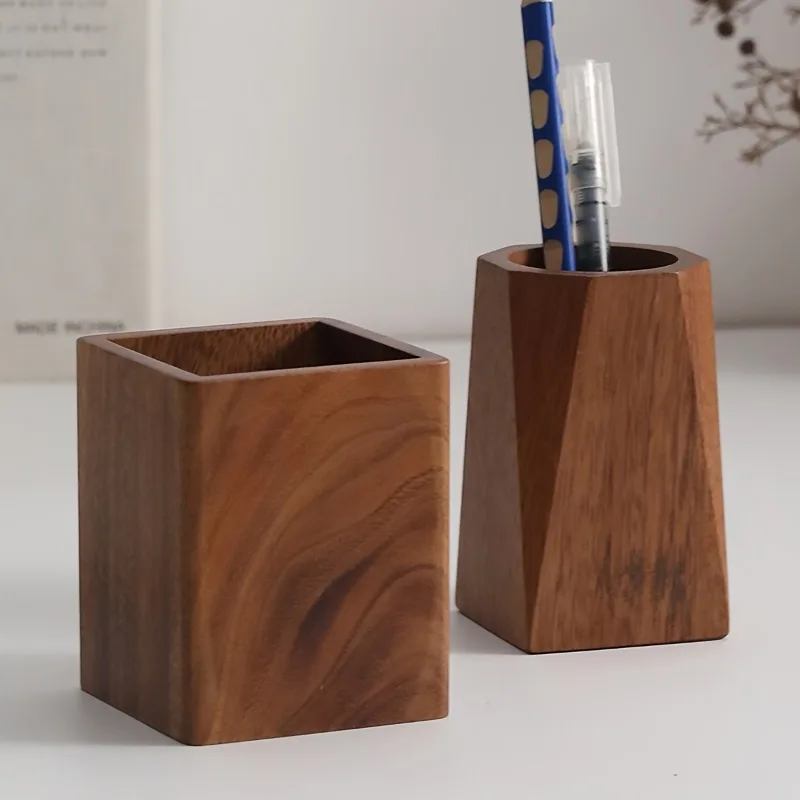 ที่ใส่ปากกาไม้ ทรงกระบอกหลากสี - Stationery Office Supply Store บทวิจารณ์และราคา