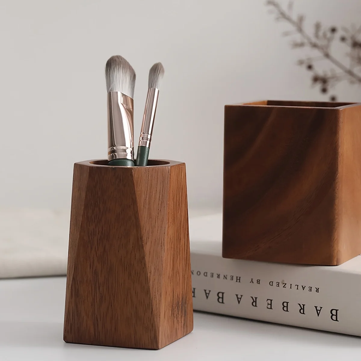ที่ใส่ปากกาไม้ ทรงกระบอกหลากสี - Stationery Office Supply Store บทวิจารณ์และราคา