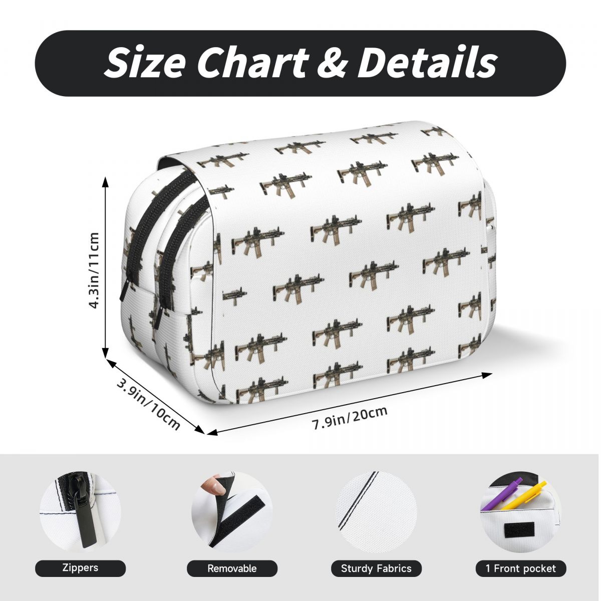 กระเป๋าดินสอ AR-15 ลายพรางสีแท - Tan Stationery & Office Supply บทวิจารณ์และราคา