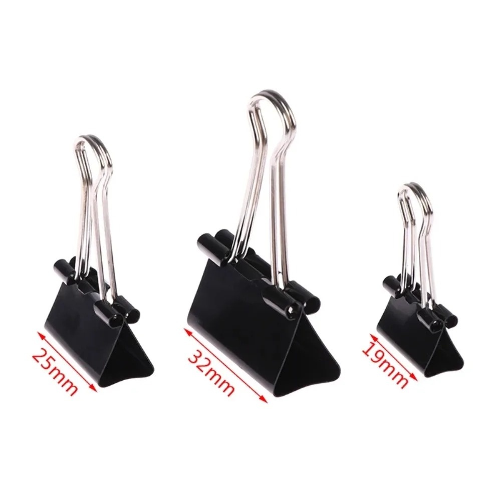 คลิปหนีบกระดาษโลหะแบบพับได้ 10 - Binder Clip Assorted บทวิจารณ์และราคา