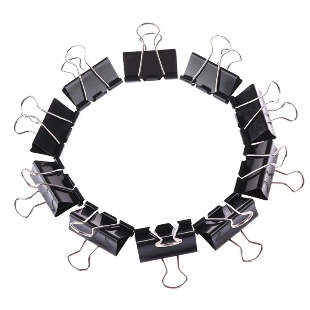 คลิปหนีบกระดาษโลหะแบบพับได้ 10 - Binder Clip Assorted บทวิจารณ์และราคา