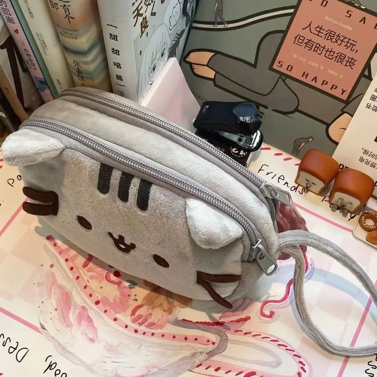 กระเป๋าดินสอลายการ์ตูนแมวอ้วนค - Stationery Supplier บทวิจารณ์และราคา