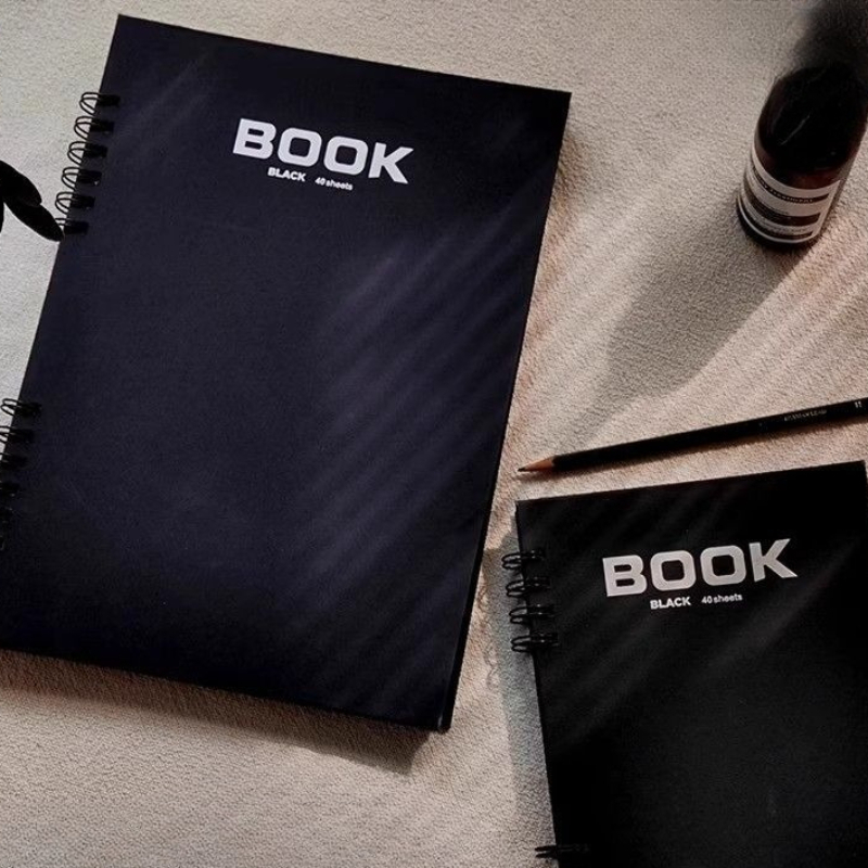 สมุดสเก็ตช์ภาพ A4 ปกดำ ห่วงเหล - Art Sketchbook Ring บทวิจารณ์และราคา