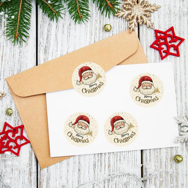 สติ๊กเกอร์ซานตาคลอสคริสต์มาส 5 - Sticker Label Roll บทวิจารณ์และราคา